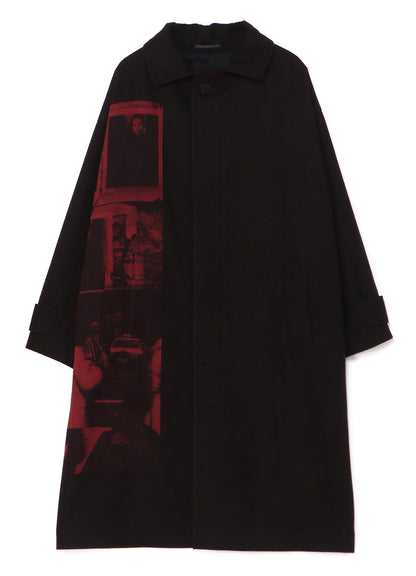 [Y's 1972 - A MOMENT IN Y's WITH MAX VADUKUL]TOP FLANNNEL DROP SHOULDER LONG COAT