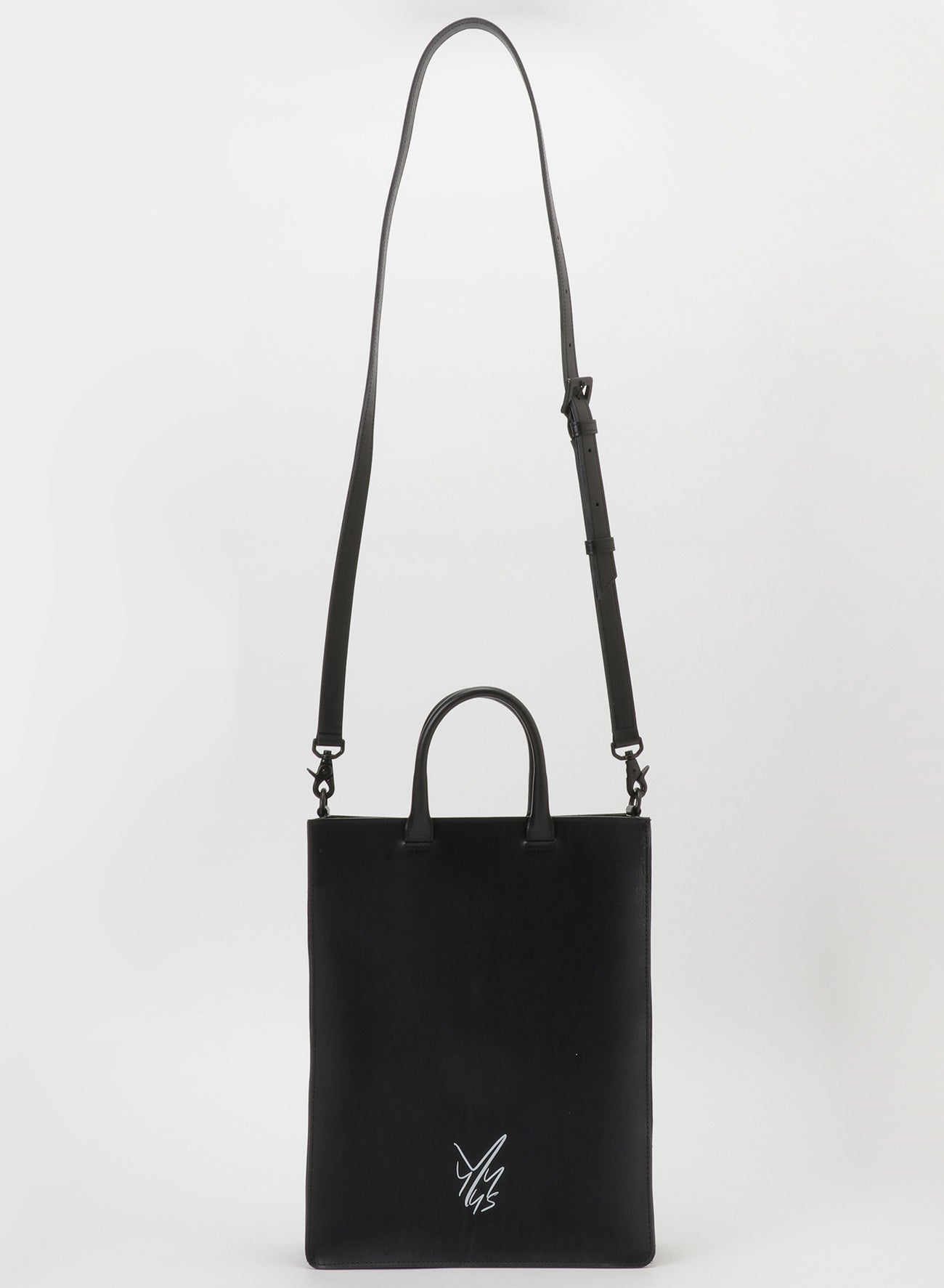 [Y's 1972 - A MOMENT IN Y's WITH MAX VADUKUL]PRINT SOFT LEATHER TOTE BAG