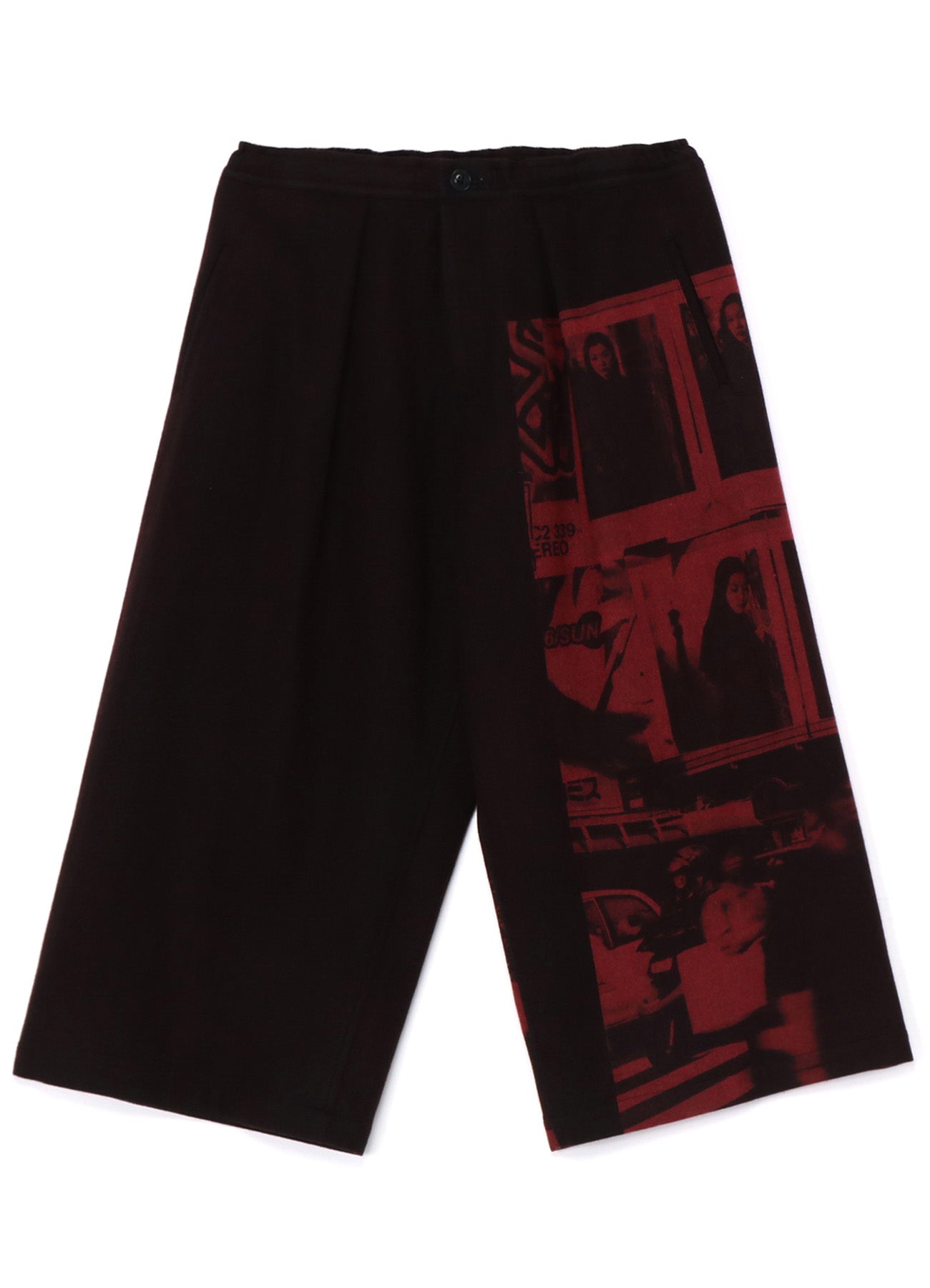 [Y's 1972 - A MOMENT IN Y's WITH MAX VADUKUL]TOP FLANNNEL FRONT TUCK WIDE PANTS