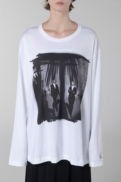 [Y's 1972 - A MOMENT IN Y's WITH MAX VADUKUL]PICTURE PIGMENT PRINT LONG SLEEVE T