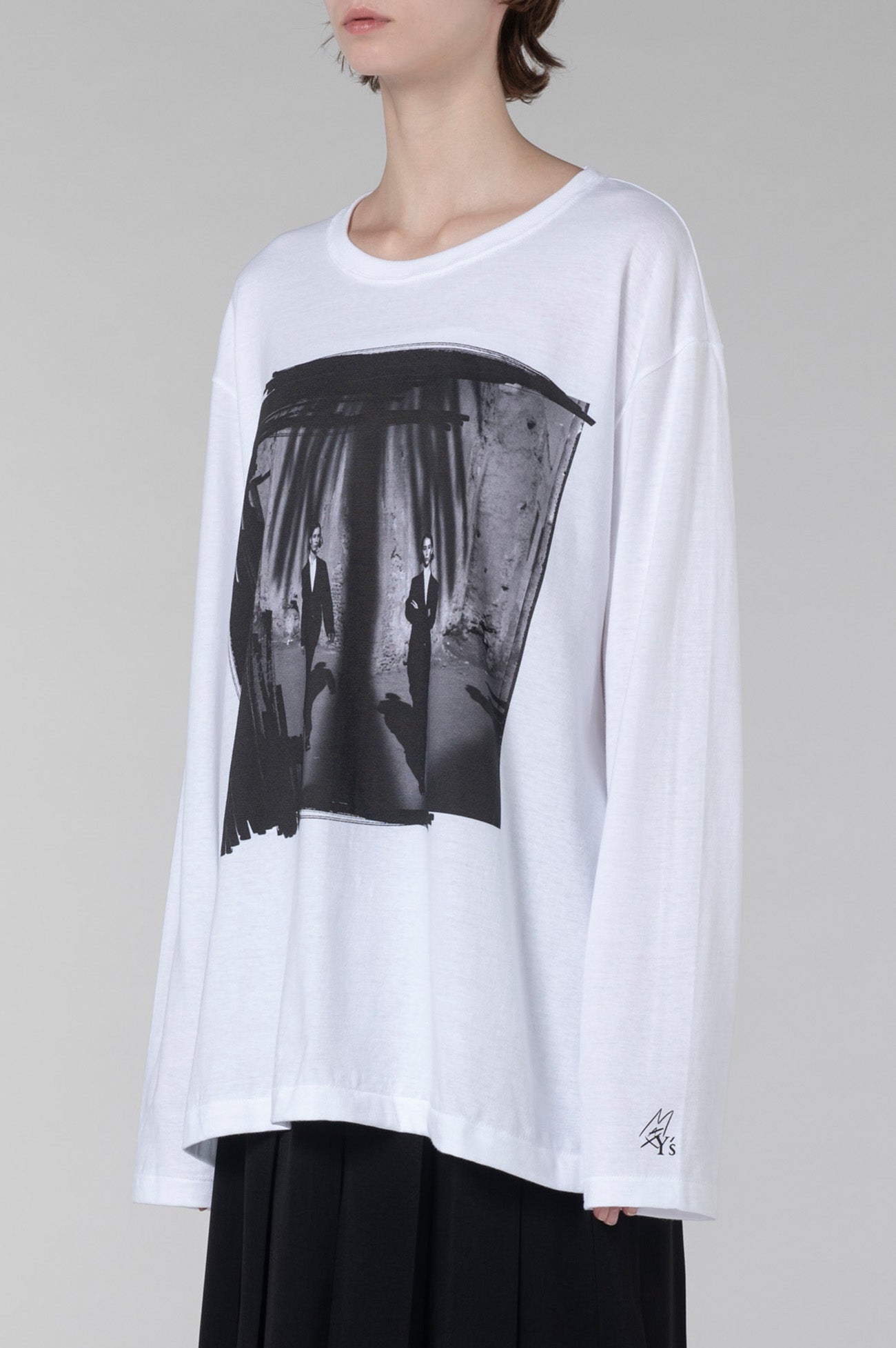 [Y's 1972 - A MOMENT IN Y's WITH MAX VADUKUL]PICTURE PIGMENT PRINT LONG SLEEVE T