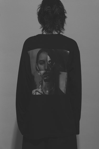 [Y's 1972 - A MOMENT IN Y's WITH MAX VADUKUL]PICTURE PIGMENT PRINT LONG SLEEVE T