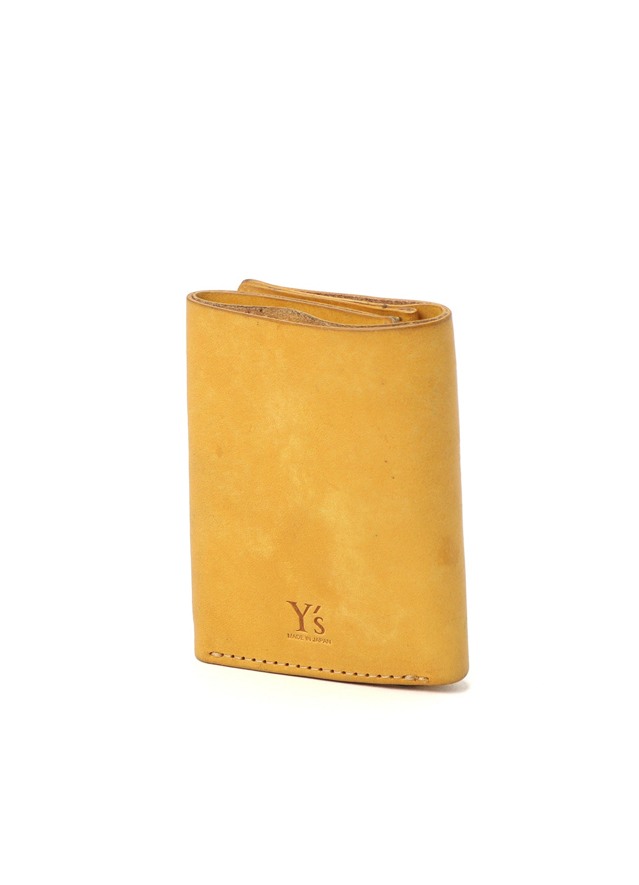 VEGETABLE-TANNED NUBUCK LEATHER TRIFOLD WALLET – THE SHOP YOHJI