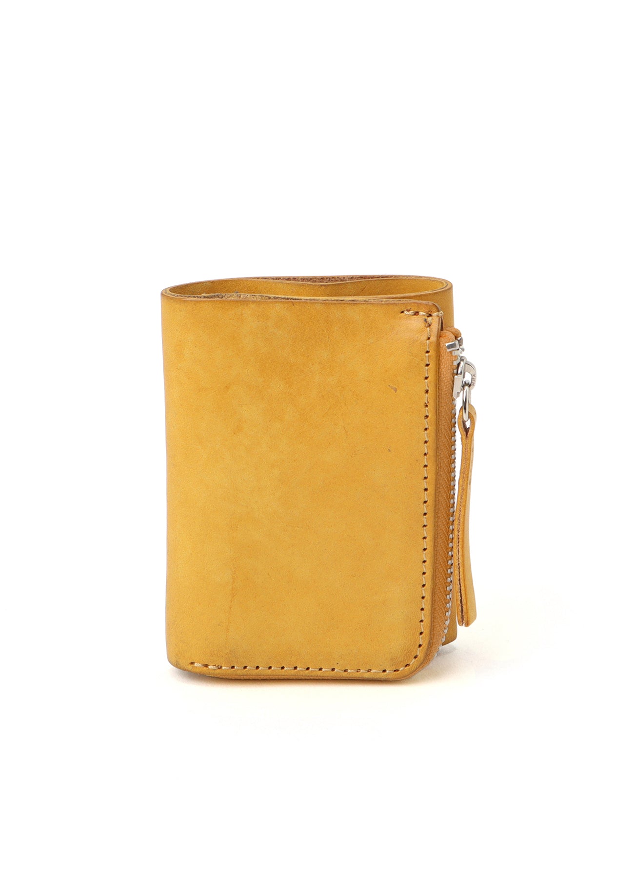 VEGETABLE-TANNED NUBUCK LEATHER TRIFOLD WALLET