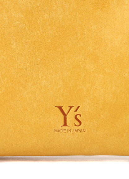 VEGETABLE-TANNED NUBUCK LEATHER ZIP WALLET