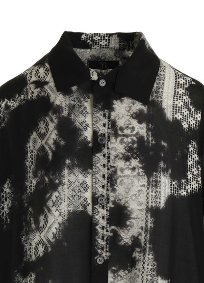 CUPRO/RAYON UNBALANCED BIG BLOUSE