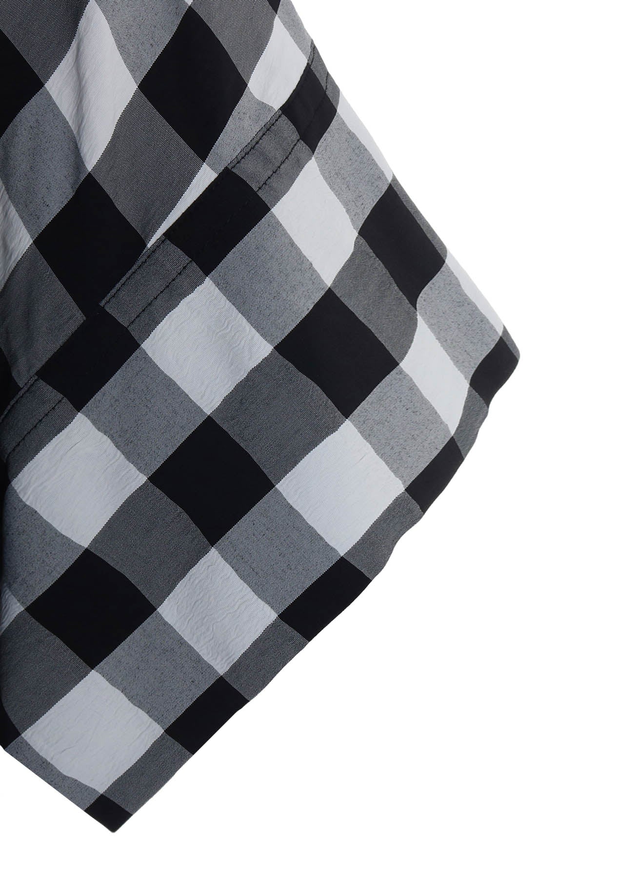 GINGHAMCOMBINATION BLOUSE