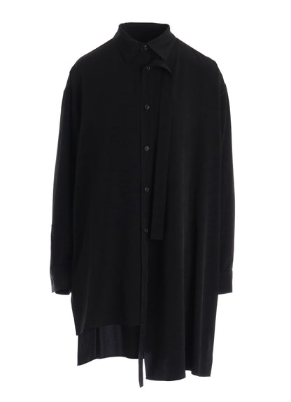 TA/PE CREPE DE CHINE LONG SLEEVE BLOUSE