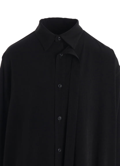 TA/PE CREPE DE CHINE LONG SLEEVE BLOUSE