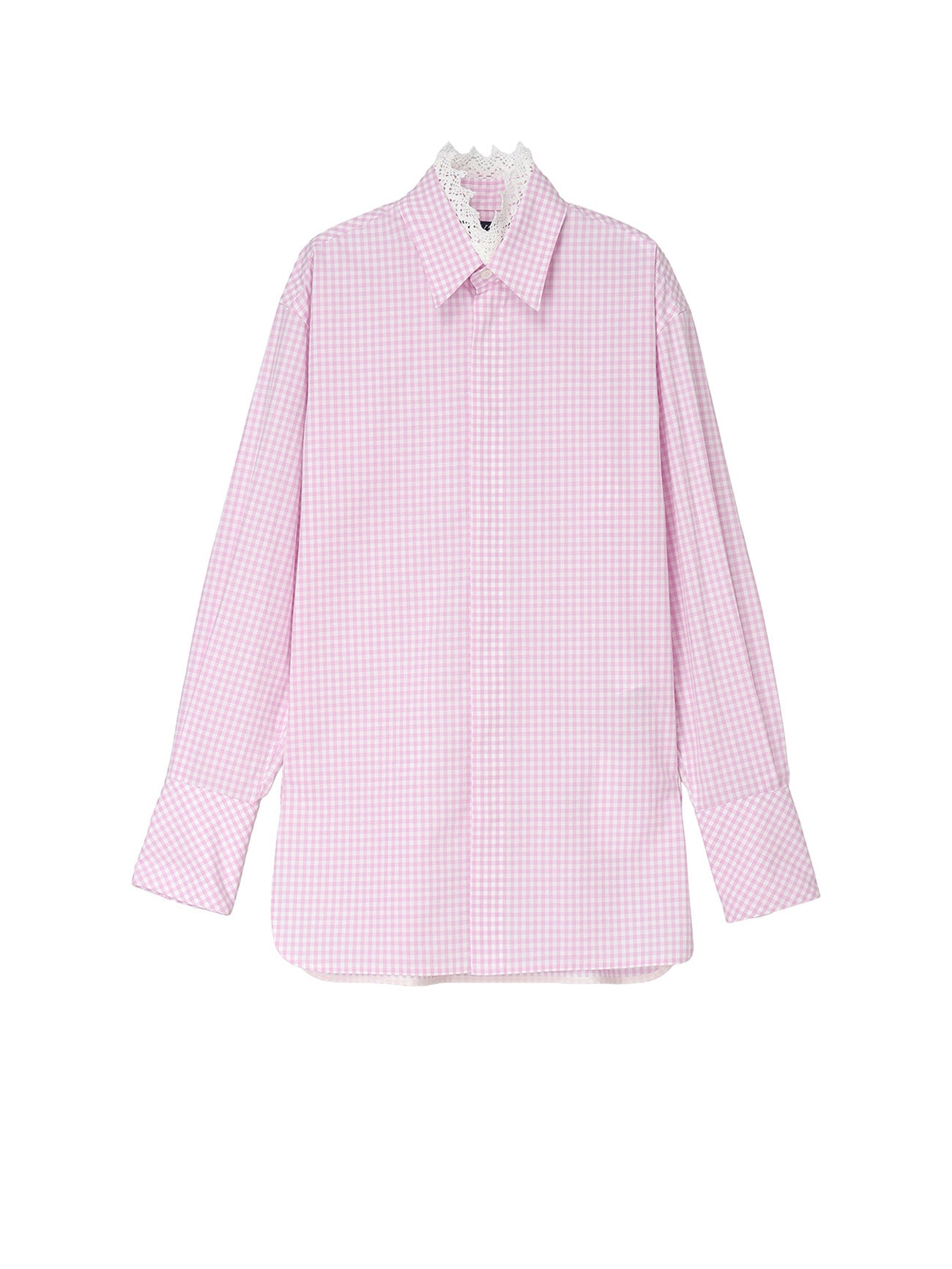 yoli simple blouse ピンク 60/ GINGHAM BLOUSE – THE SHOP YOHJI YAMAMOTO