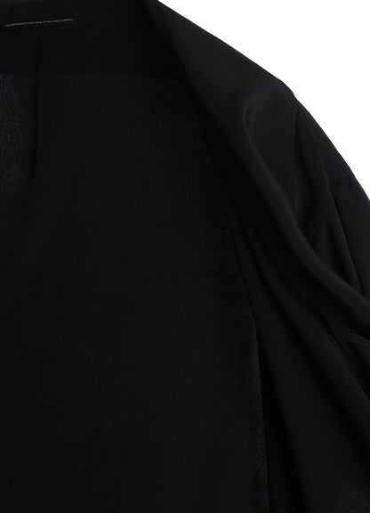 TA/PE CREPE DE CHINE COAT