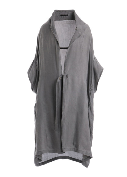 CUPRO/COTTON LAWN GARMENT DYED COAT