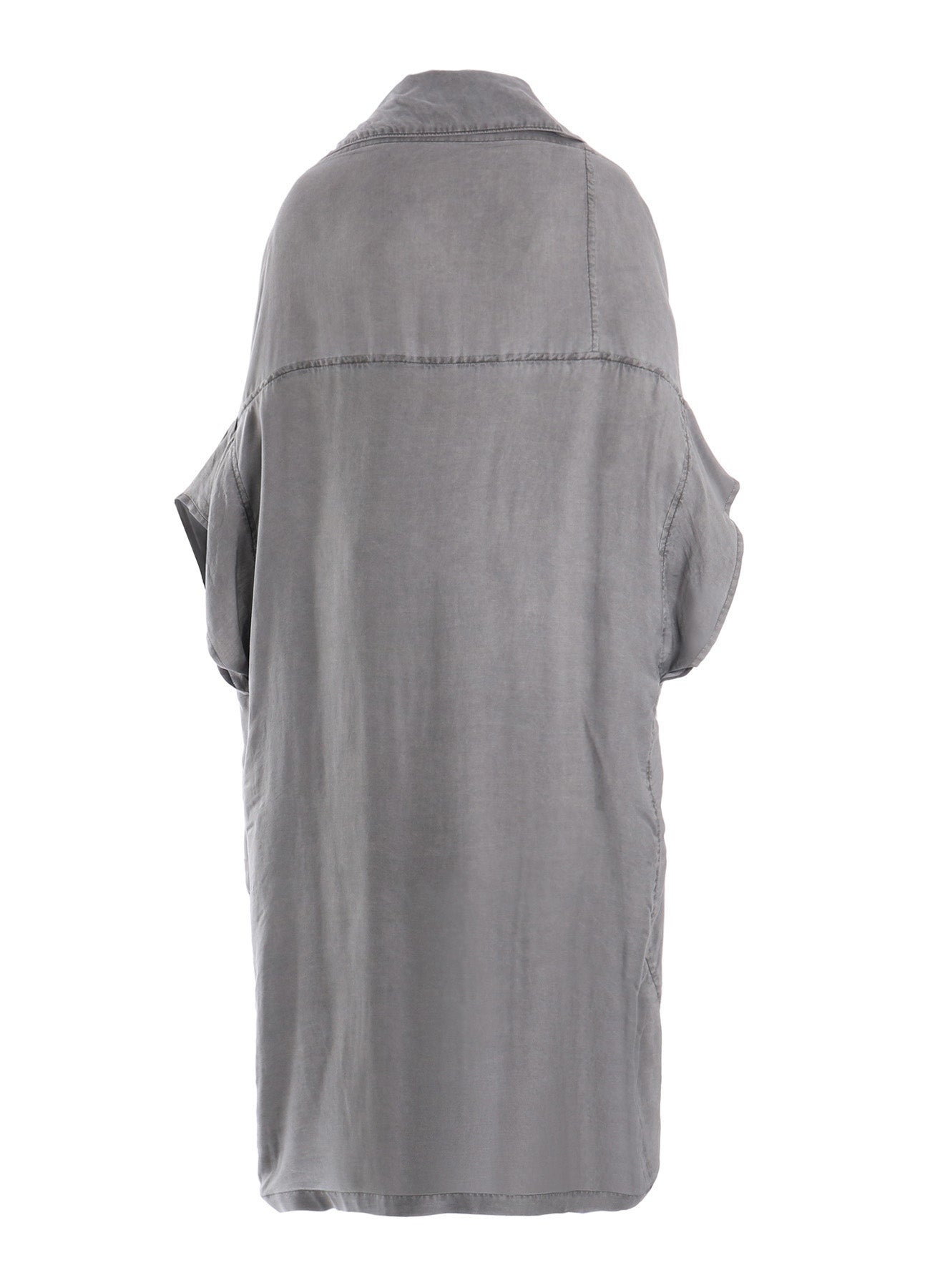 CUPRO/COTTON LAWN GARMENT DYED COAT