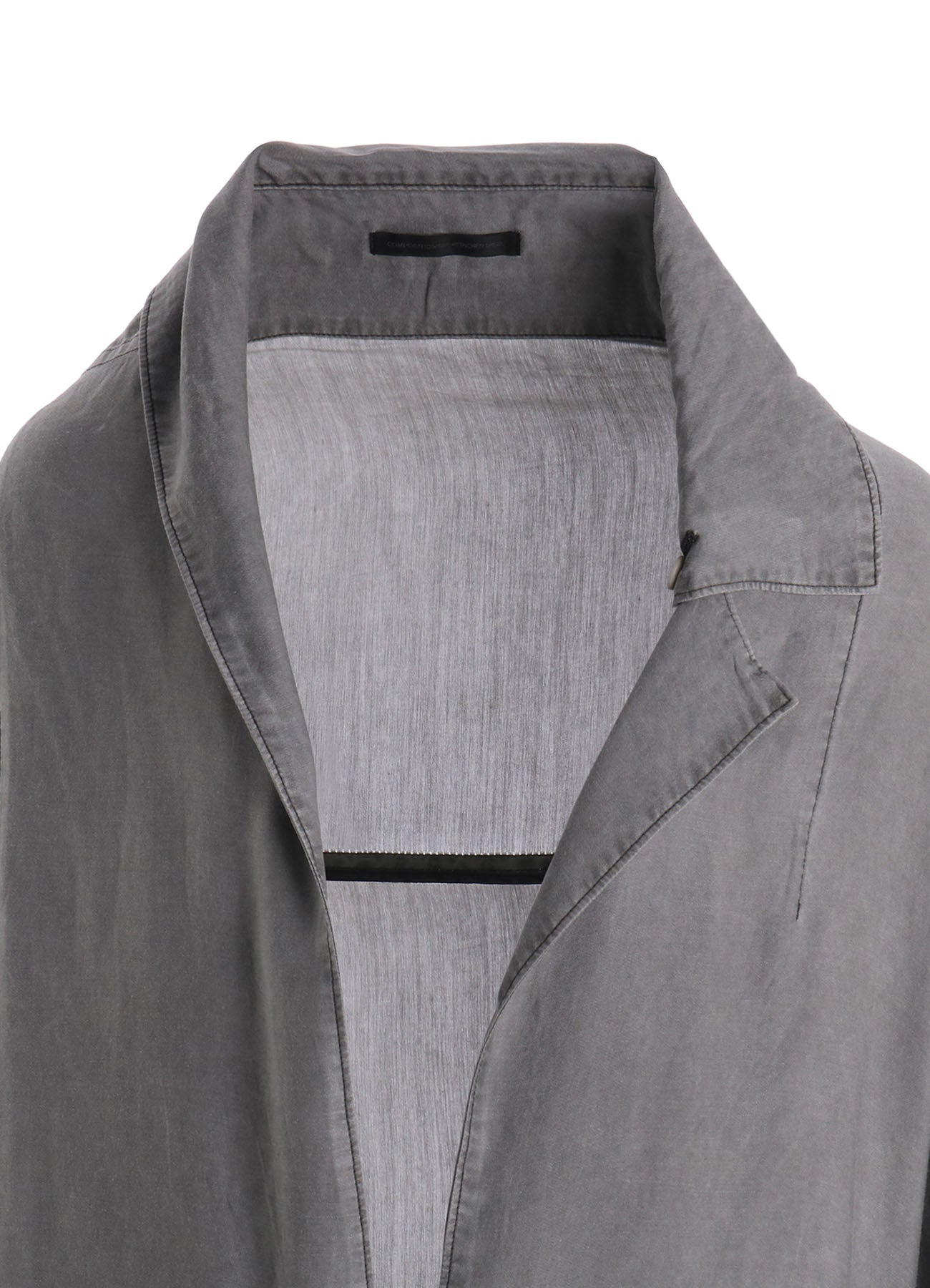 CUPRO/COTTON LAWN GARMENT DYED COAT