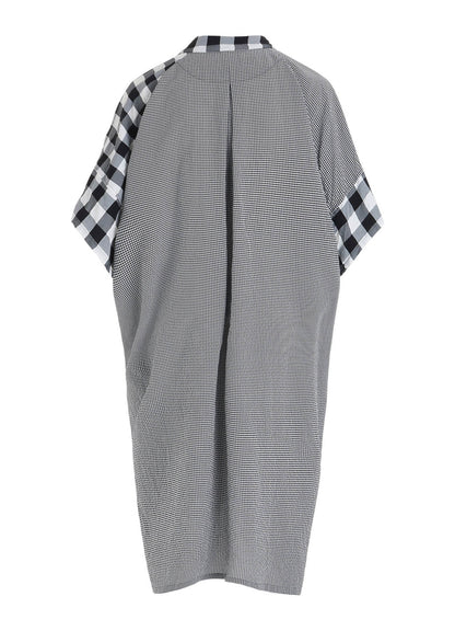 GINGHAM COMBINATION DRESS