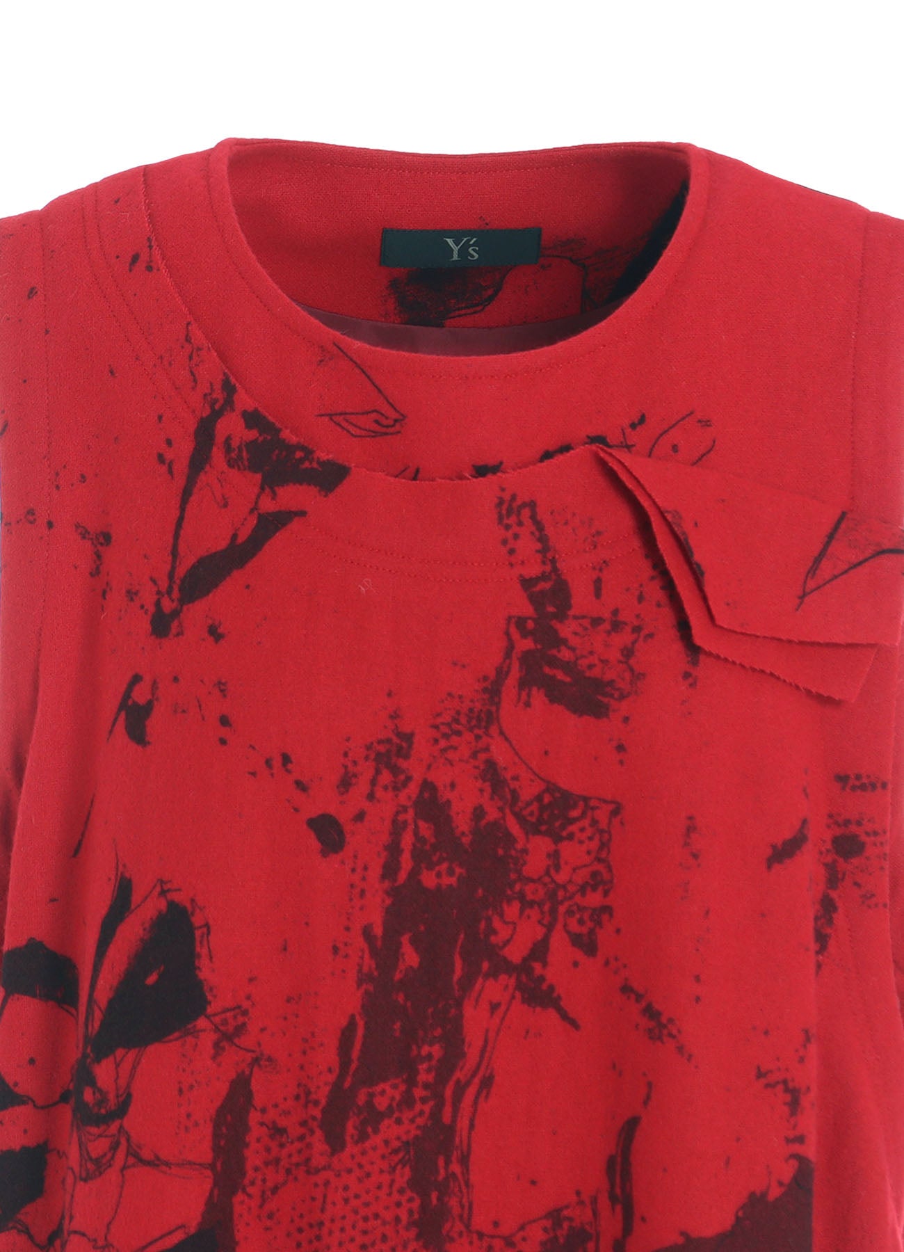 WOOL FLOWER PRINT DRESS