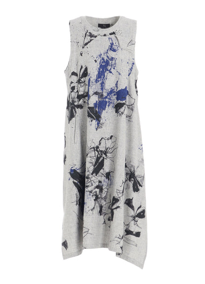 WOOL FLOWER PRINT DRESS