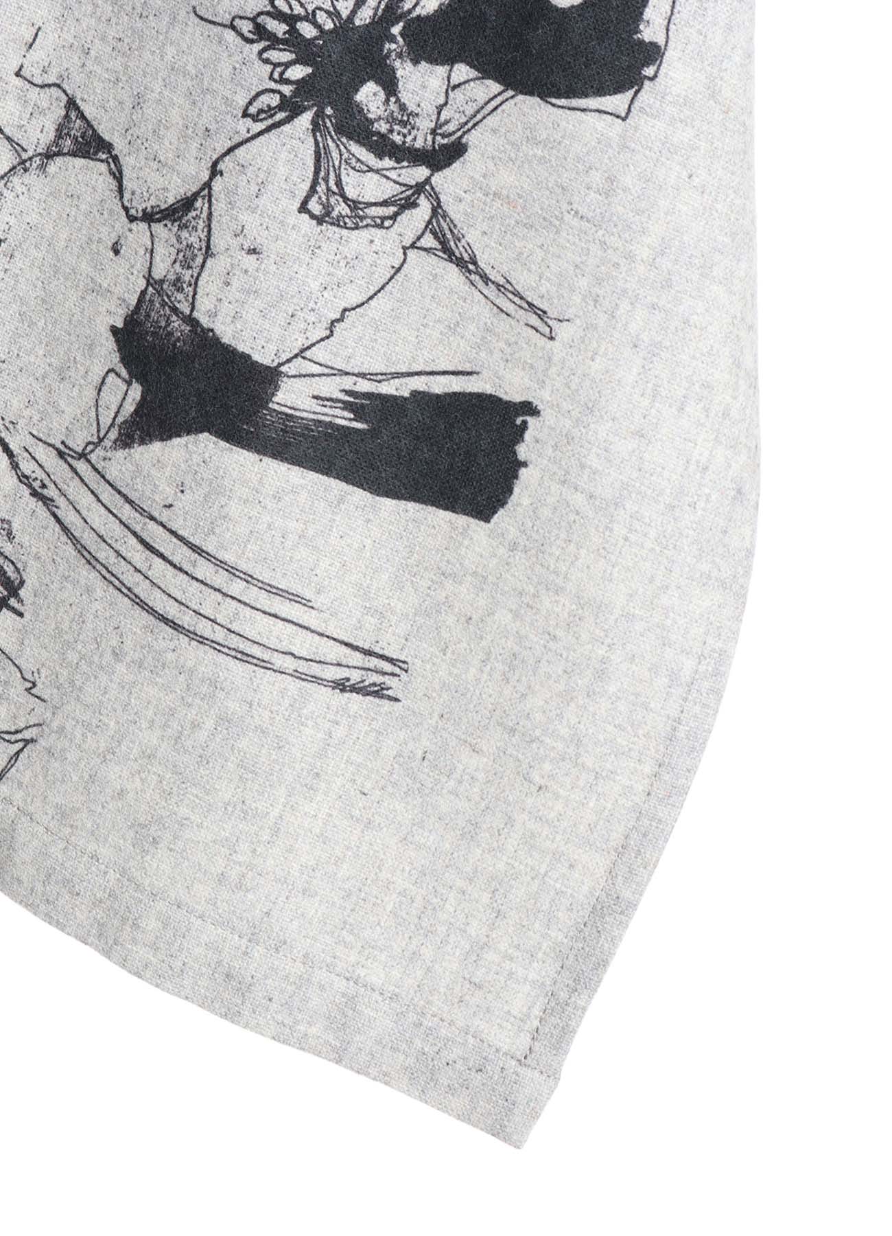 WOOL FLOWER PRINT DRESS