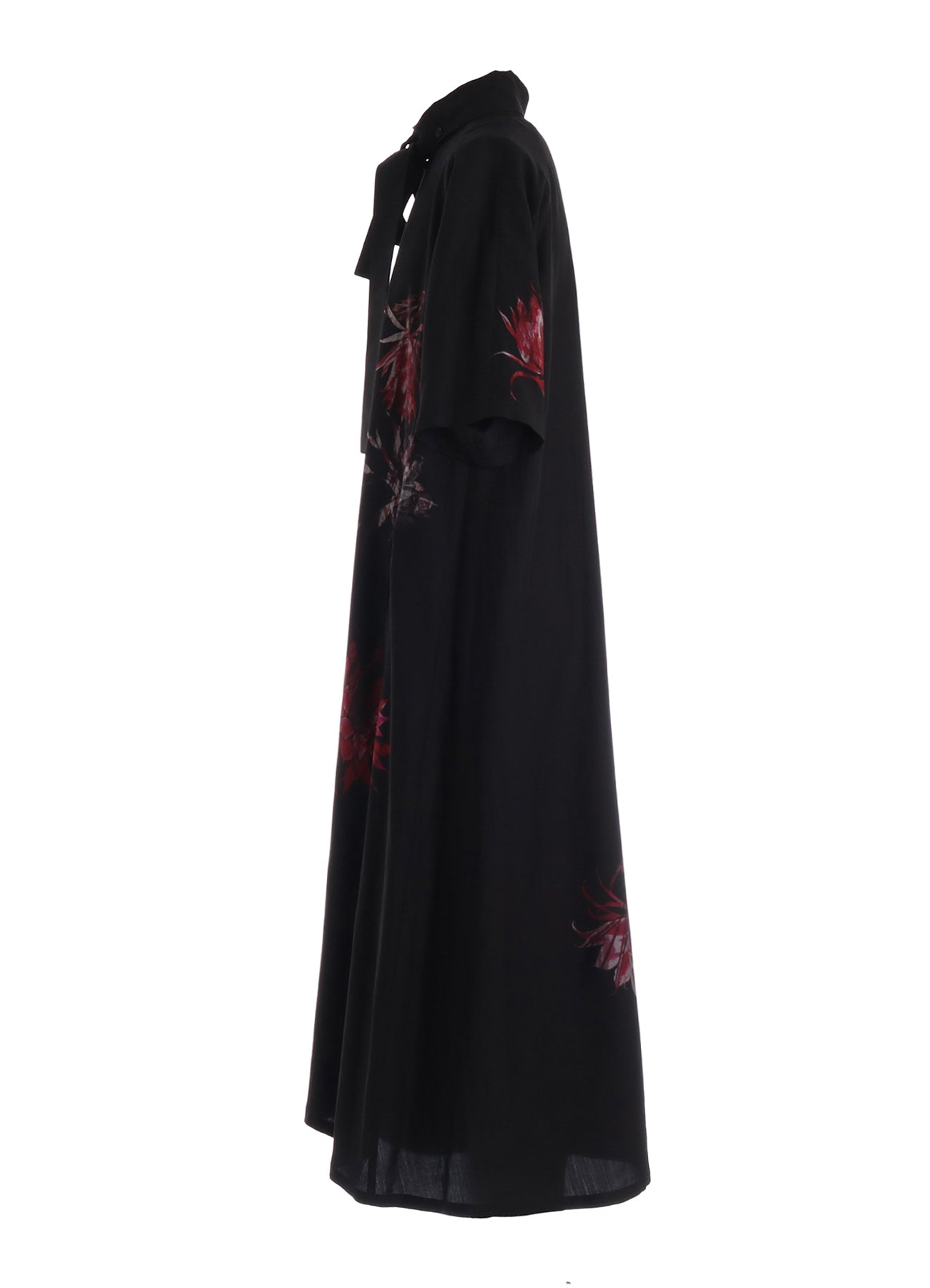 CUPRO DUNGAREE TWILL CACTUS FLOWER DRESS