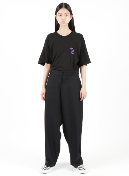 PLAID PATTERN LEATHER BASKET SHOES