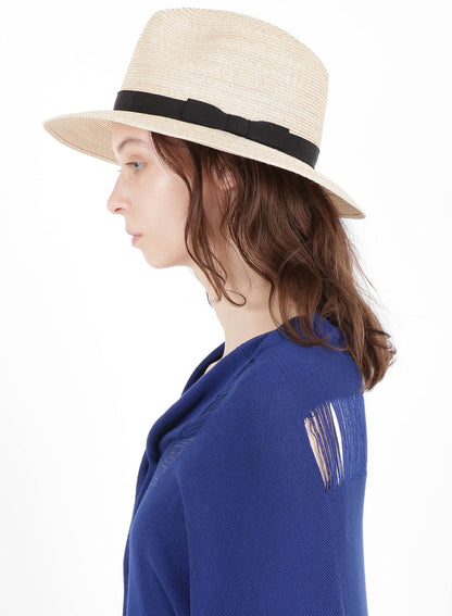 LINEN BRAID FOLDED HAT