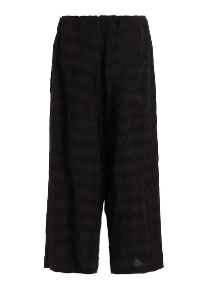 BIG GINGHAM CHECK PANTS