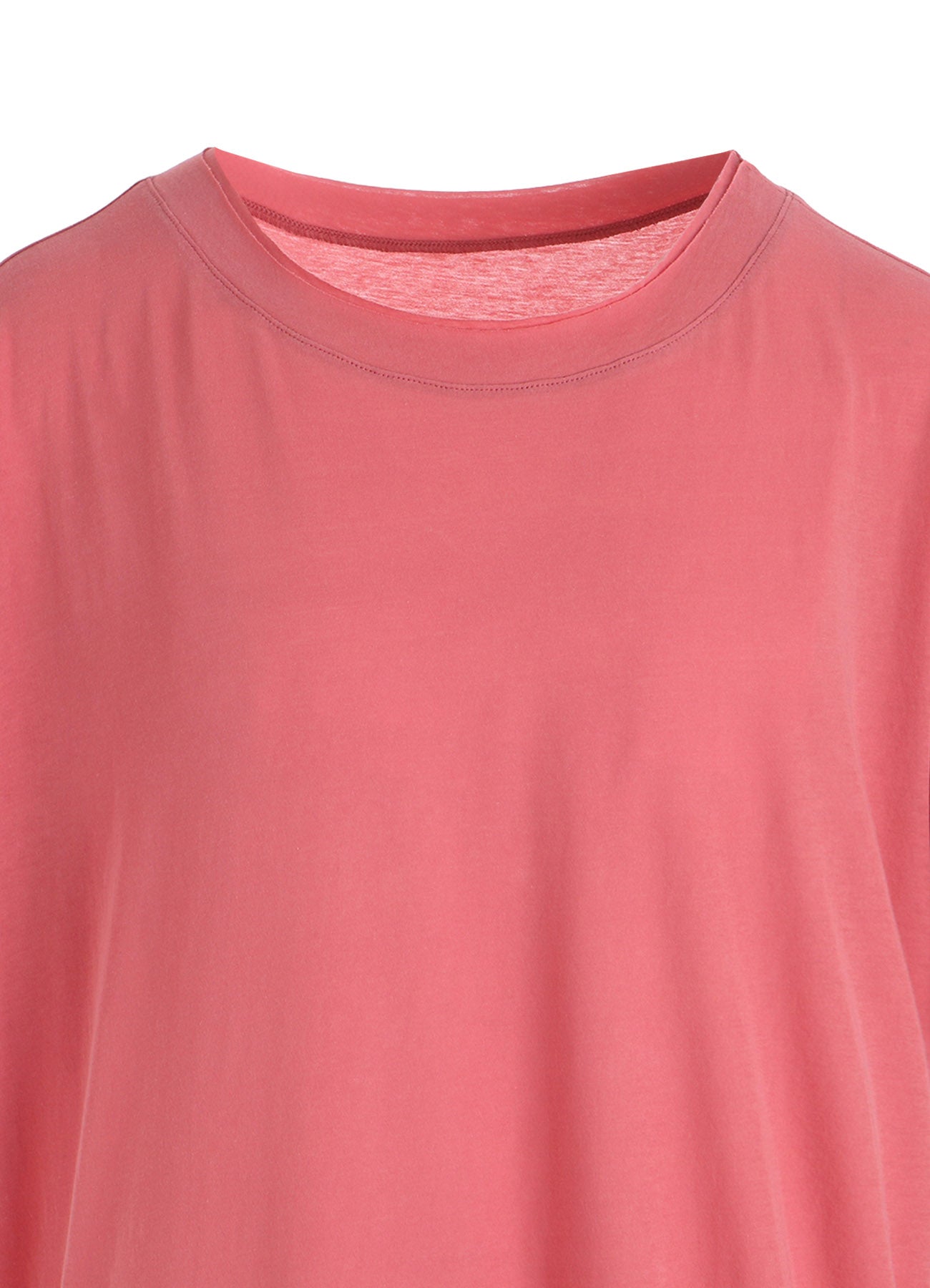 HIGH-TWIST COTTON JERSEY GATHERED T