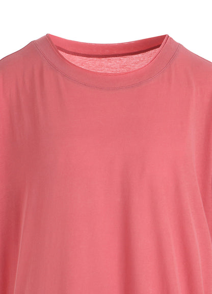 HIGH-TWIST COTTON JERSEY GATHERED T