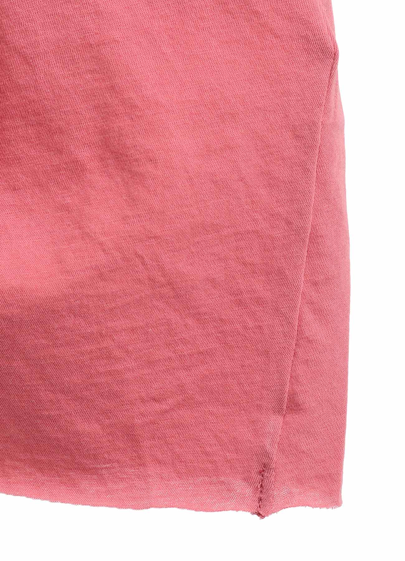 HIGH-TWIST COTTON JERSEY GATHERED T