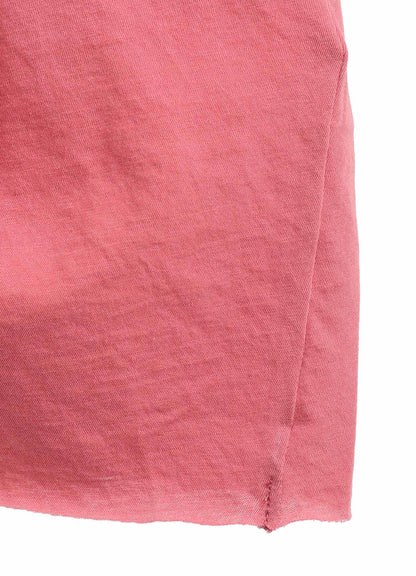 HIGH-TWIST COTTON JERSEY GATHERED T