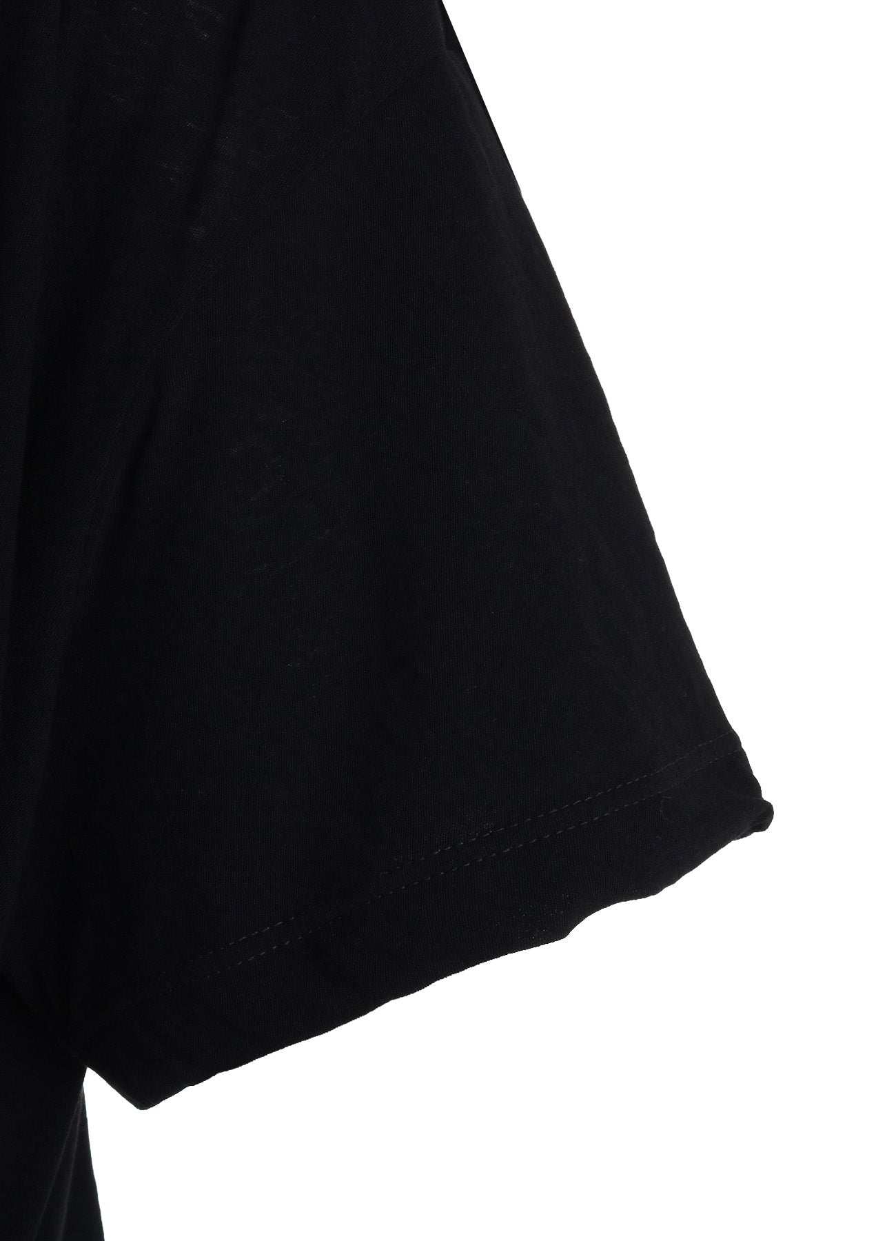 HIGH-TWIST COTTON JERSEY GATHERED T