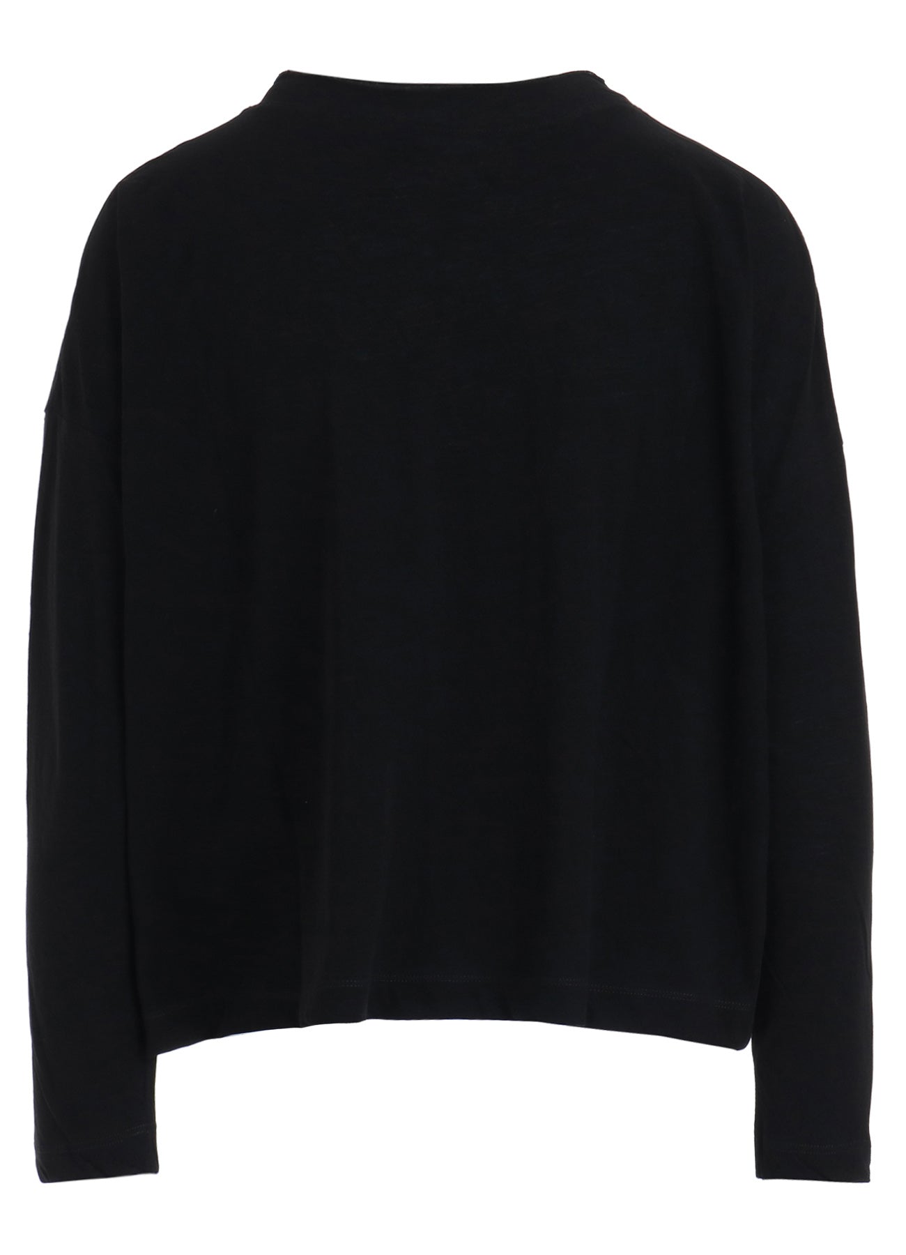 HIGH-TWIST COTTON JERSEY LONG SLEEVE CARDIGAN