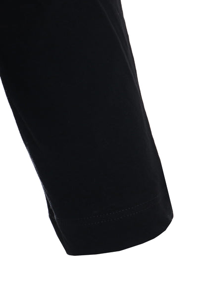 HIGH-TWIST COTTON JERSEY LONG SLEEVE CARDIGAN