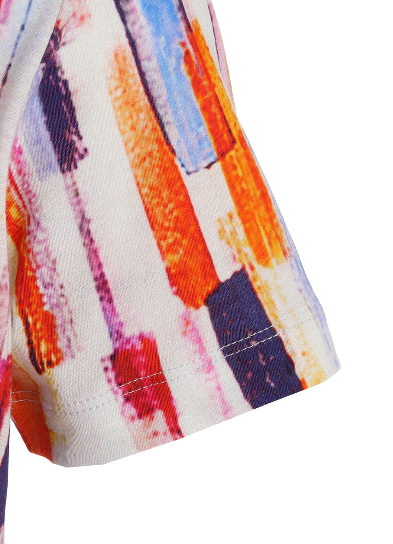 COTTON BRUSH STROKE SHORT SLEEVE T