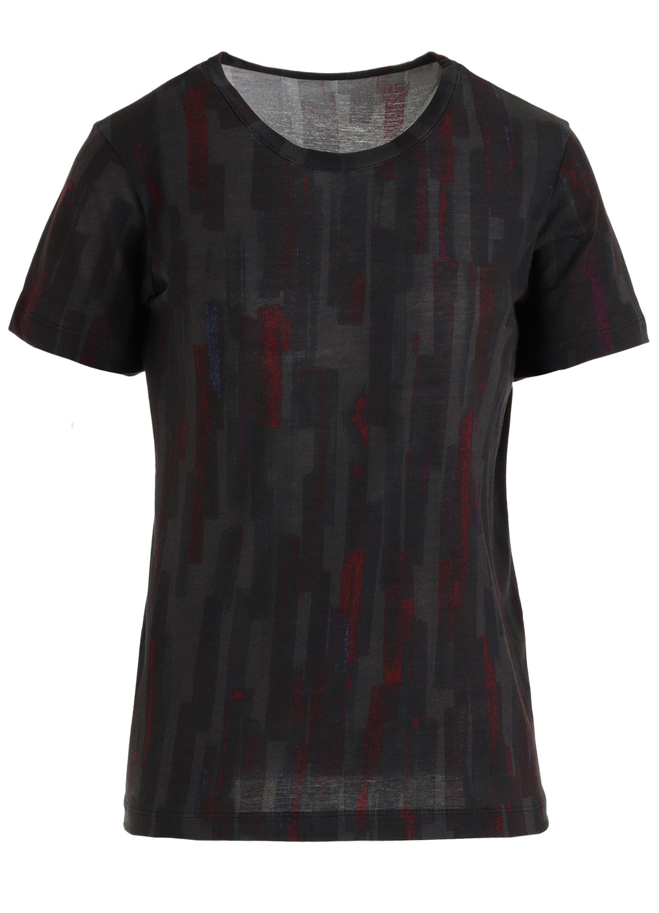 COTTON BRUSH STROKE SHORT SLEEVE T