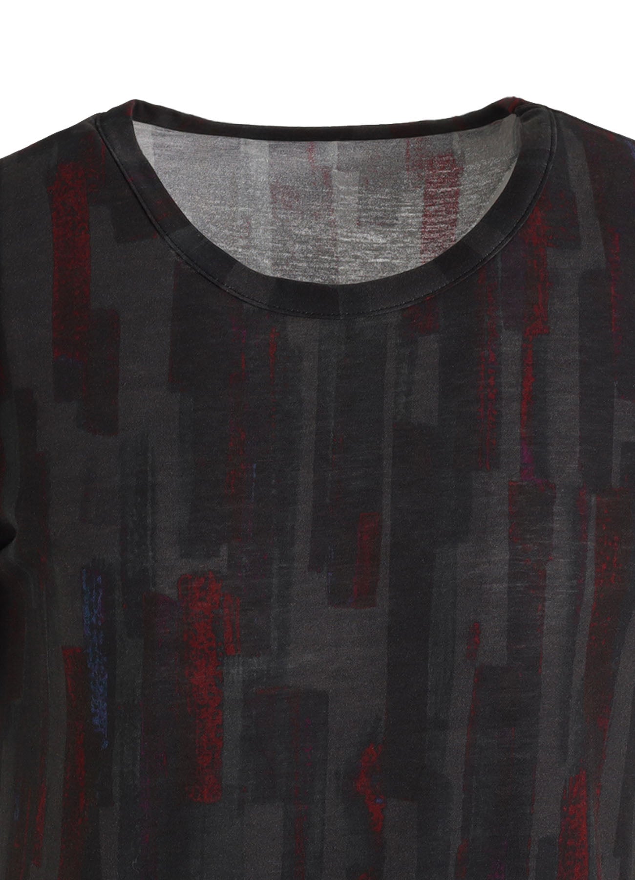 COTTON BRUSH STROKE SHORT SLEEVE T