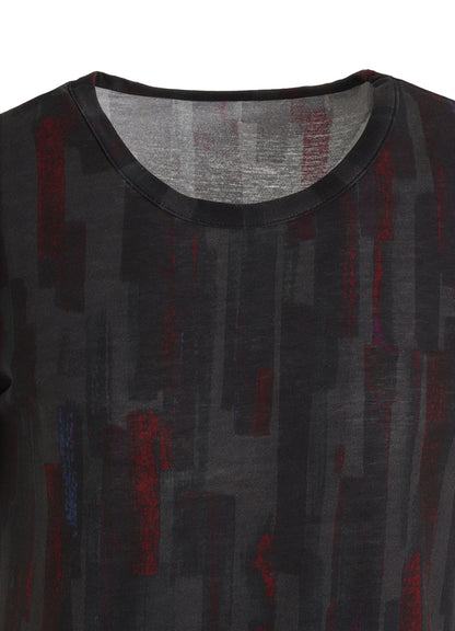 COTTON BRUSH STROKE SHORT SLEEVE T