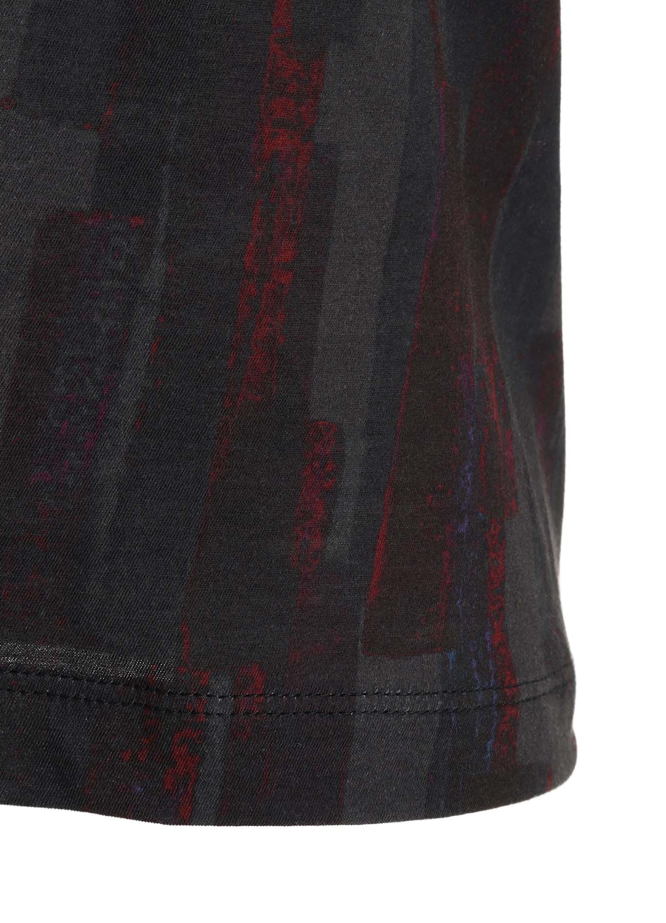 COTTON BRUSH STROKE SHORT SLEEVE T