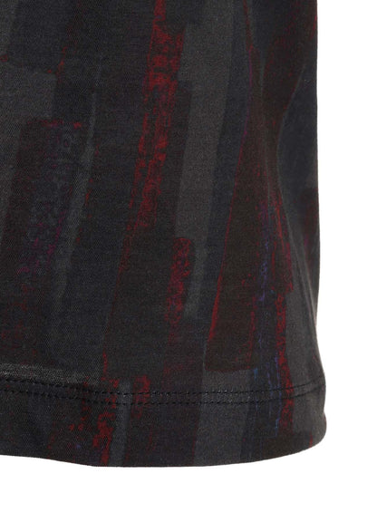 COTTON BRUSH STROKE SHORT SLEEVE T