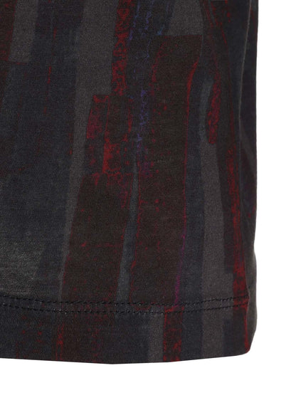 COTTON BRUSH STROKE LONG SLEEVE T