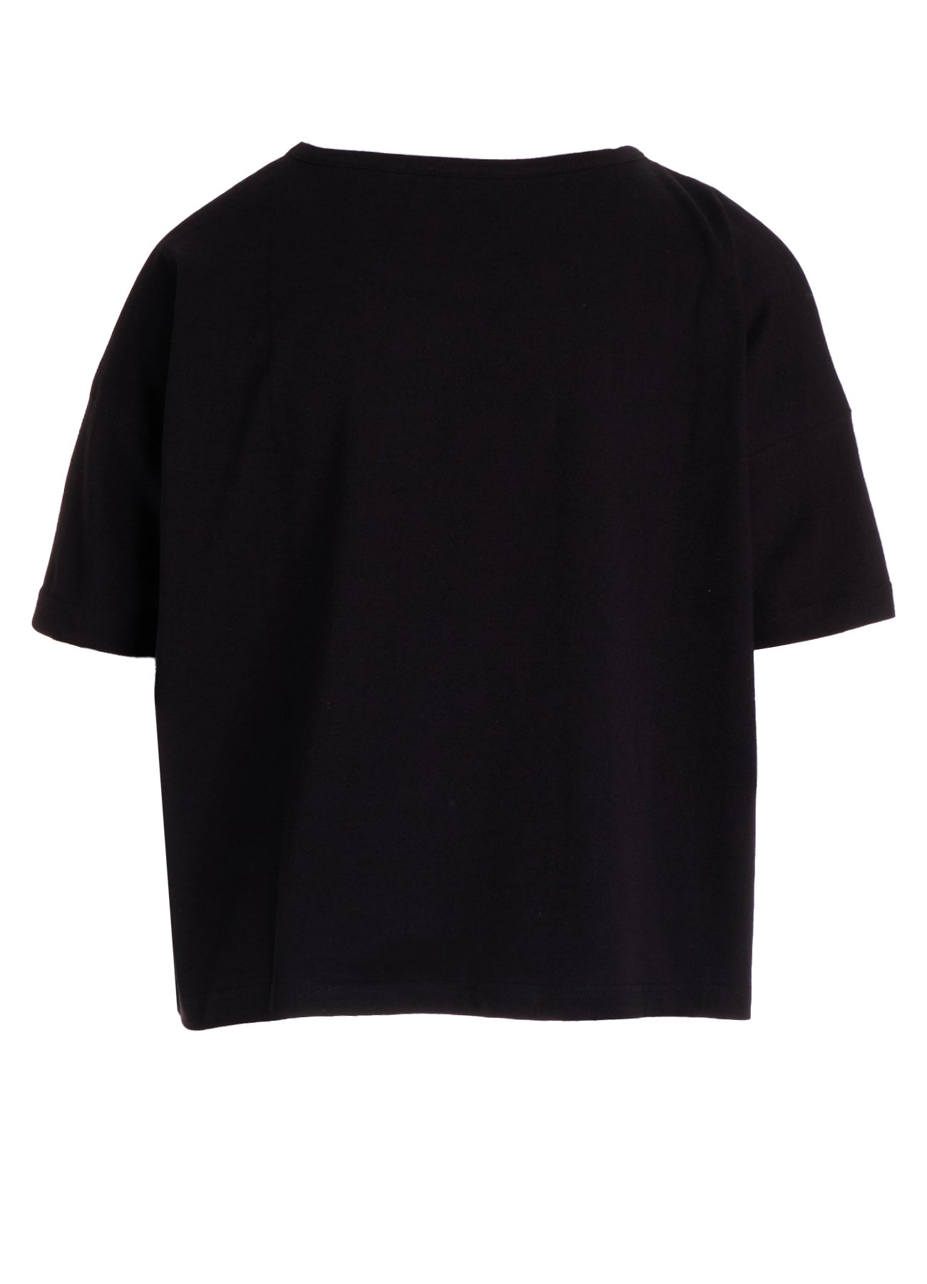 TROMPE L'OEIL HALF SLEEVE CROPPED TEE