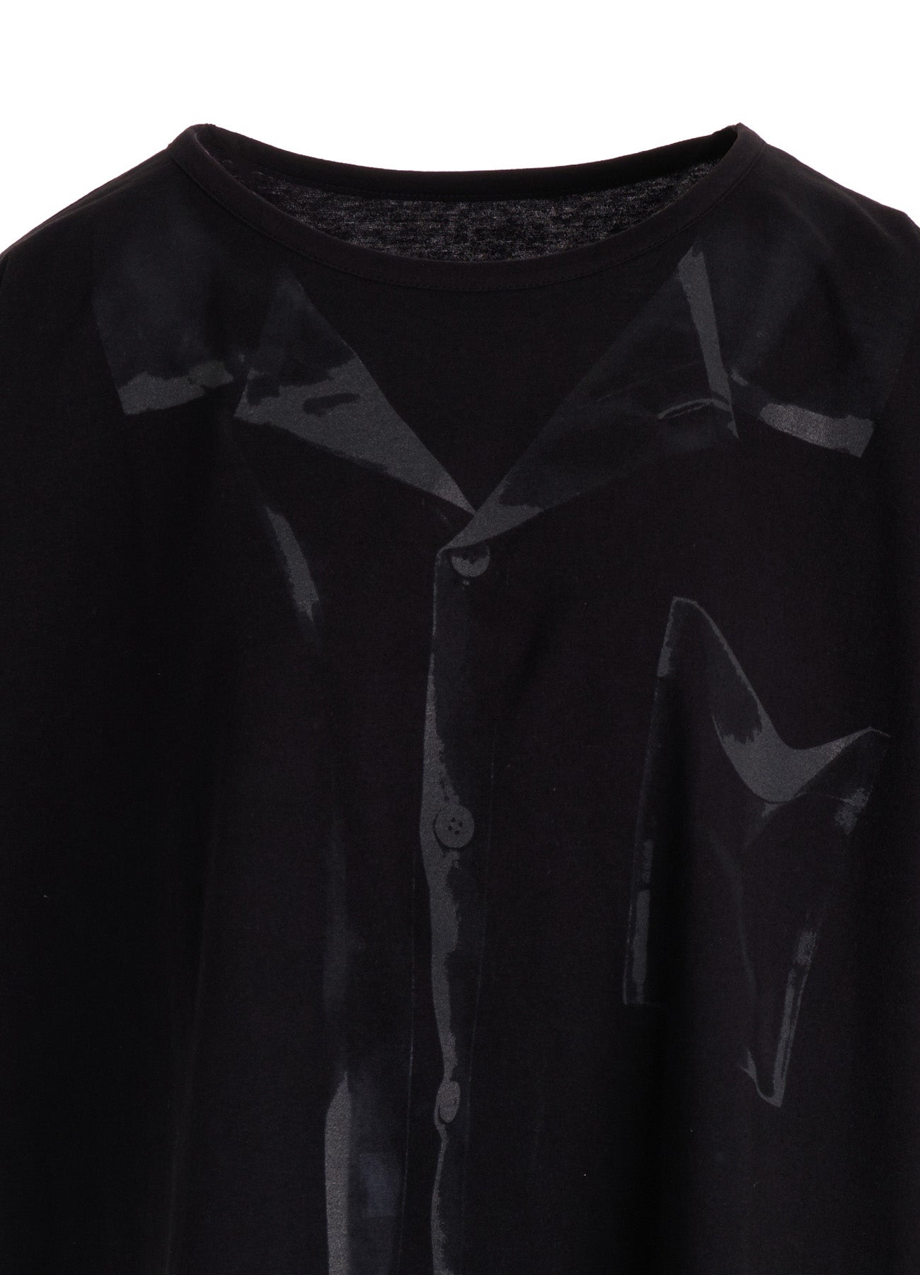 TROMPE L'OEIL HALF SLEEVE CROPPED TEE