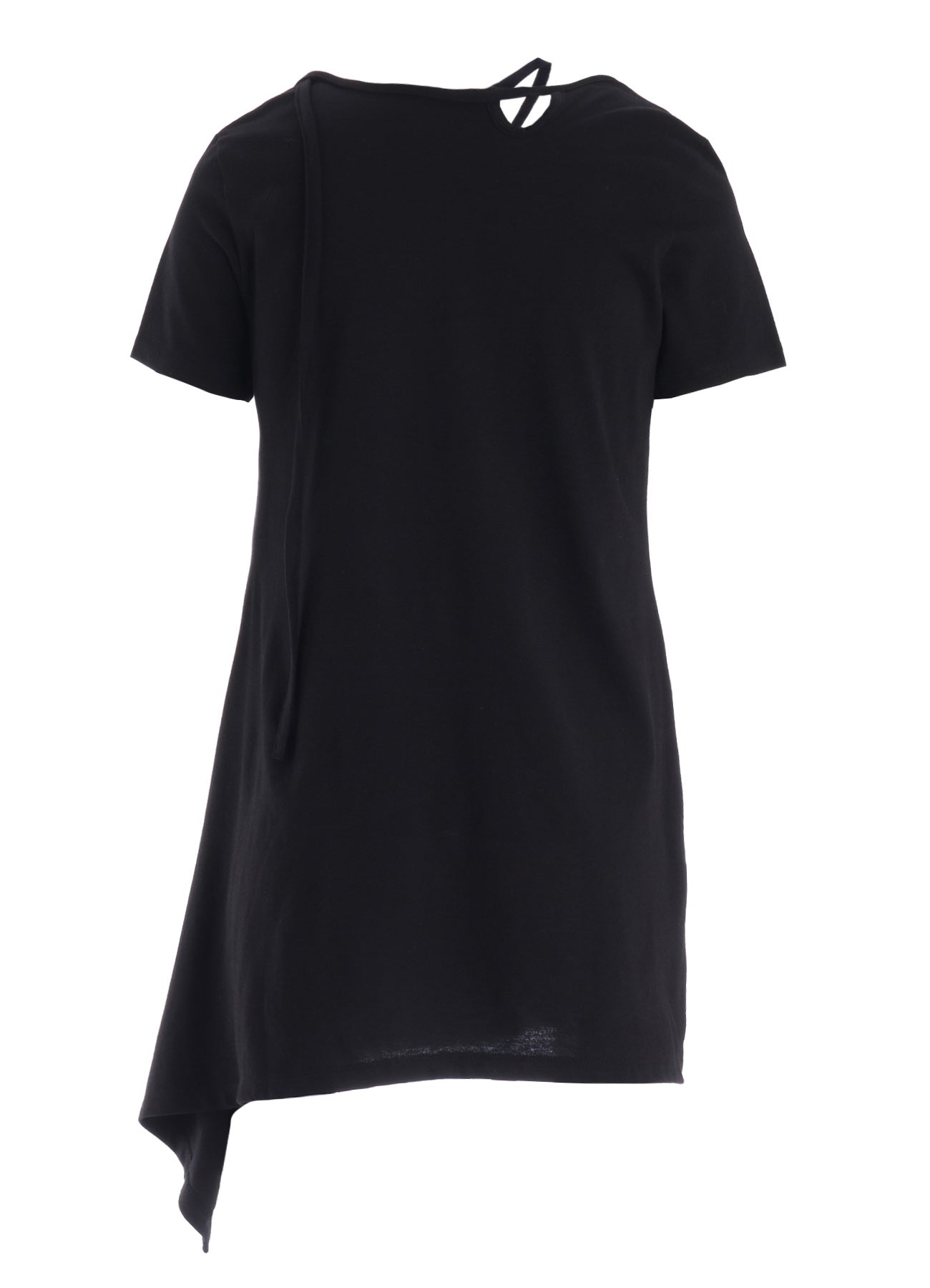 CACTUS FLOWER PRINT HALF SLEEVE DRAPE T