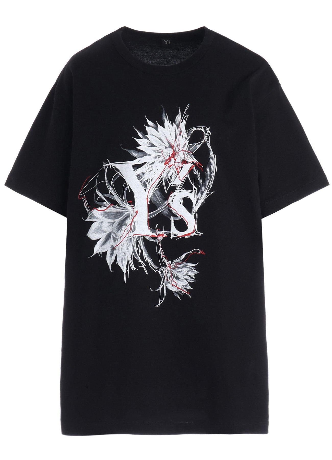 CACTUS FLOWER PRINT HALF SLEEVE T