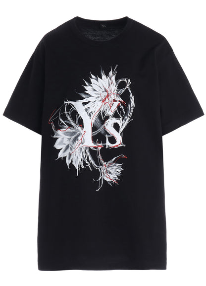 CACTUS FLOWER PRINT HALF SLEEVE T