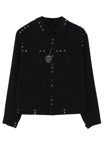 Y's × HTC SHADOW STUDS BLOUSON B