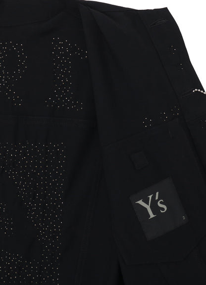 Y's × HTC SHADOW STUDS BLOUSON B