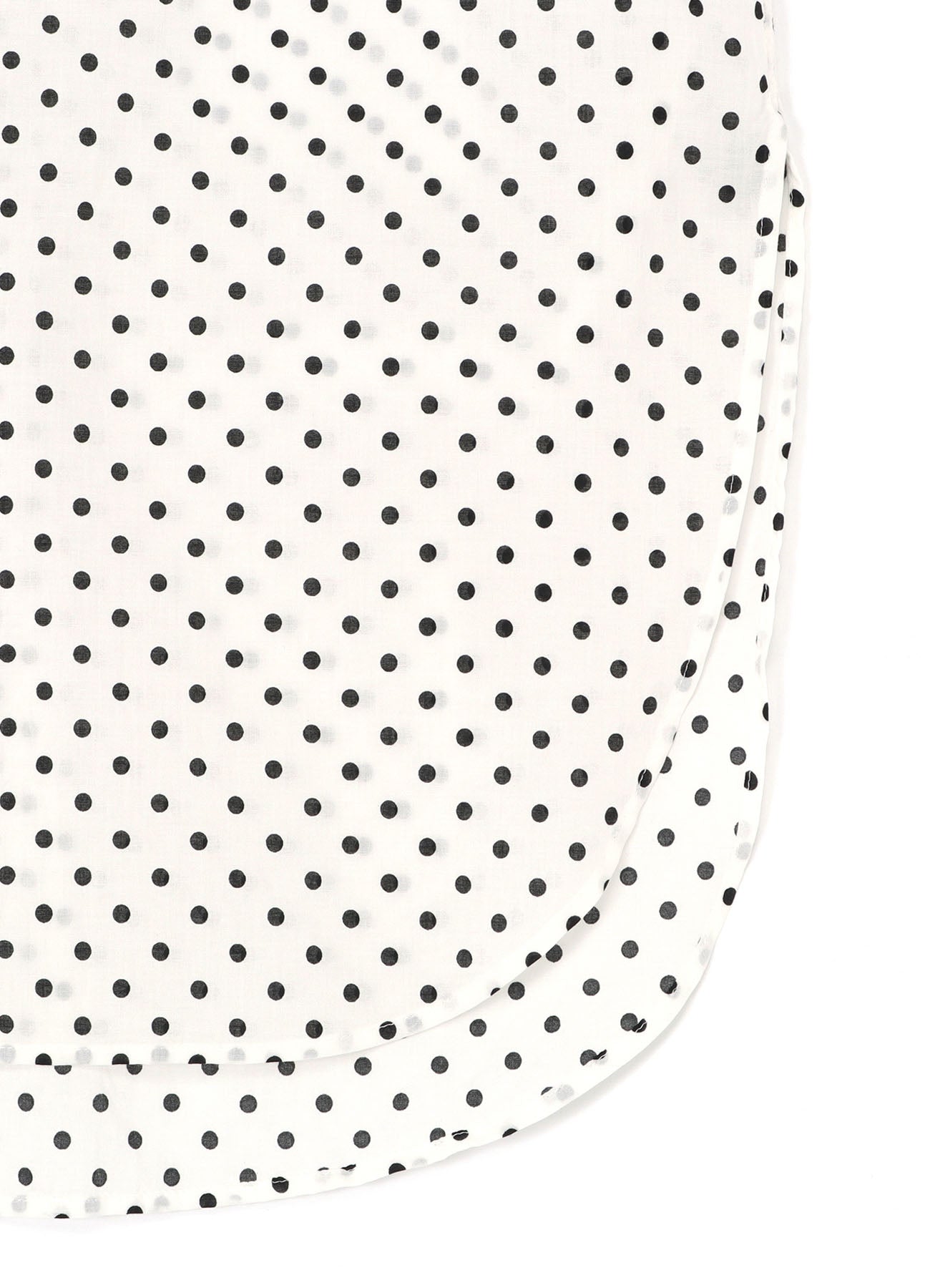 60/- COTTON LAWN DOT PRINT SQUARE COLLAR SHIRT