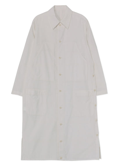 [Y's-Black Name]KHADI SIDE VENT WORK SHIRT COAT