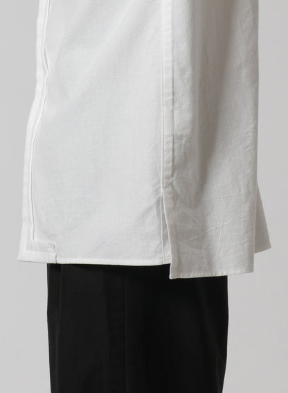 [Y's-Black Name]KHADI TAPE FLAP POCKET SHIRT